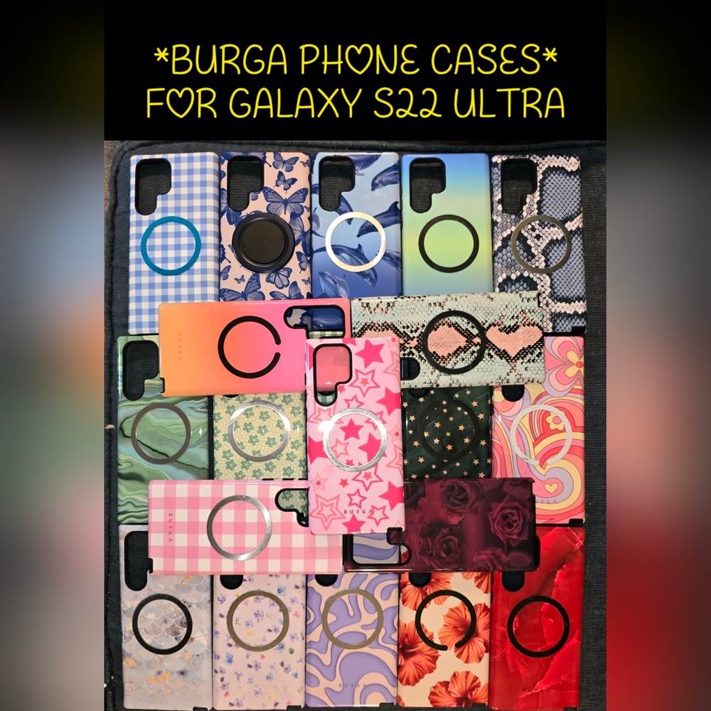 Various Burga Phone Cases for Galaxy S22 Ultra